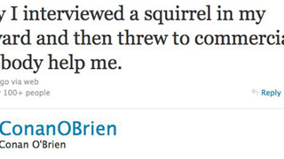 Conan O'Brien Joins Twitter